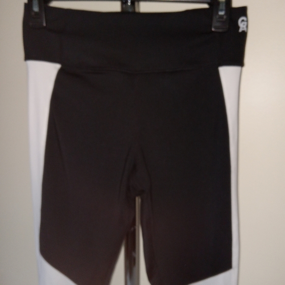 Good American Black/ White Colorblock Leggings 2 - Picture 4 of 11